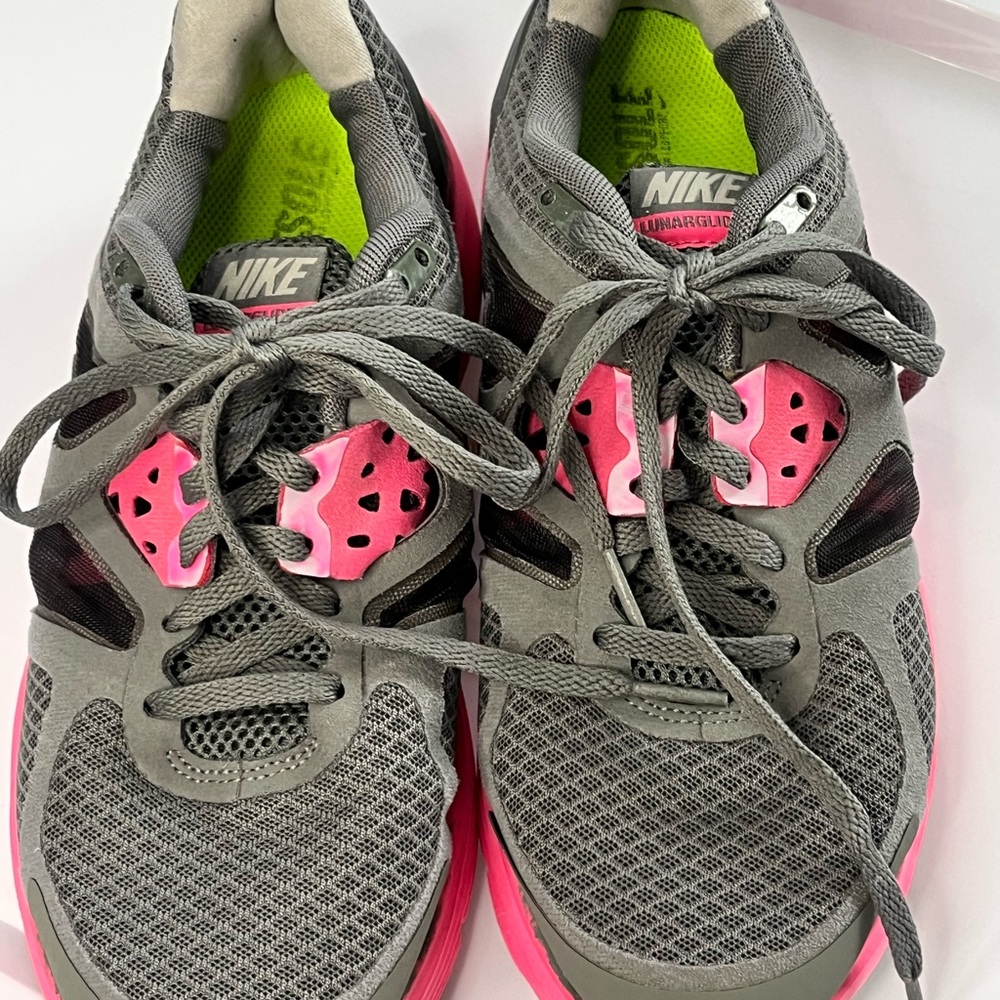 Nike Women’s Gray and Pink Athletic Running Shoes